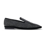 Oline Strass Velvet Moccasin