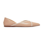 Avner Blanket Stitched Leather Ballet Flats