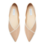 Avner Blanket Stitched Leather Ballet Flats