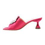 Calia 55 Embellished Silk Mid Heel Slide