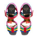 Camila 85 Multicolour Block Heel Sandals