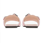 Chain Embellished Flat Slides