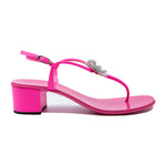 Clementyne 40 Crystal Block Heel Sandals