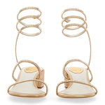 Cleo 40 Ankle Wrap Block Heel