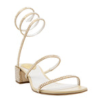 Cleo 40 Ankle Wrap Block Heel