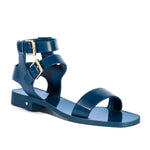 Danny Flat Leather Strappy Sandals