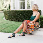 Danny Flat Leather Strappy Sandals