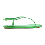 Diana R Swarovski Embellished T-Bar Flat Sandals