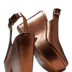 Dylan8 Metallic Platform Wedges