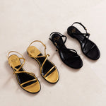Felicia Strappy Flat Sandal