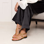 Felicia Strappy Flat Sandal