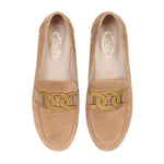 Kate Chain Link Suede Loafers