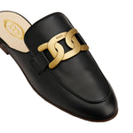 Kate Chain Leather Mules