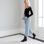 Leather Ankle Boots with Leather Strap