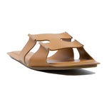 Natural Calf Leather Slides