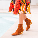 Tammy Plexi Heel Ankle Boots