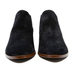 Suede Cuban Heel Elastic Ankleboots