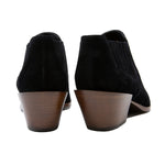 Suede Cuban Heel Elastic Ankleboots
