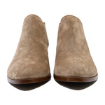 Suede Cuban Heel Elastic Ankleboots