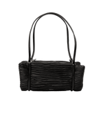 Sue Plisse Leather Shoulder Bag