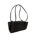 Sue Plisse Leather Shoulder Bag