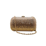 Lyssa Degrade Stone Clutch
