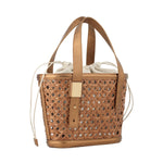 Ellie Woven Wicker Tote Bag