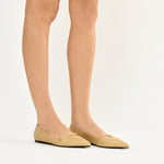 Classic Flat Raffia Ballet Pumps