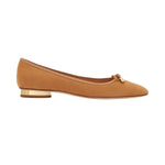 Bow Detail Classic Suede Ballet Flat