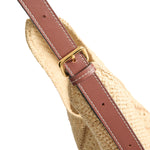 Bow Hobo Raffia Bag