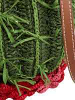 Crossbody Raffia Cactus Bag