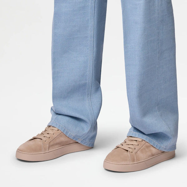 T Suede Leather Sneakers