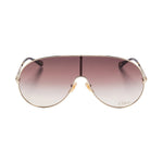 Aly Aviator Metal Sunglasses