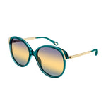 Oversized Rounded Acetate Sunglasses