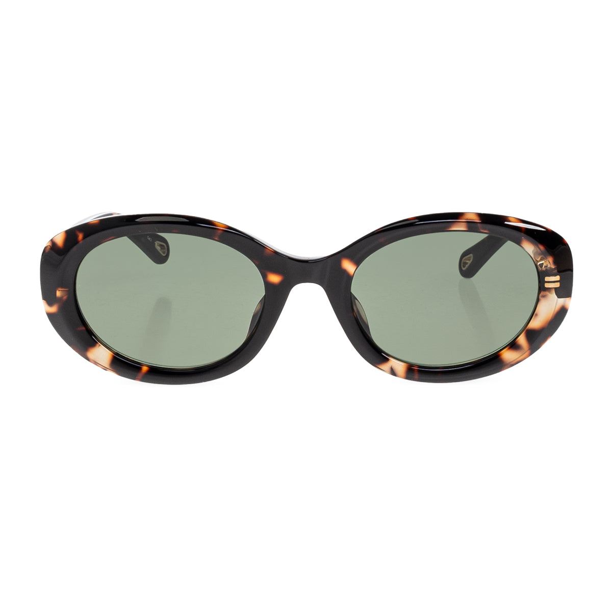 Marcie Small Oval Acetate Sunglasses