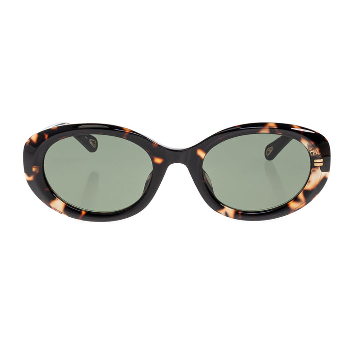 Marcie Small Oval Acetate Sunglasses