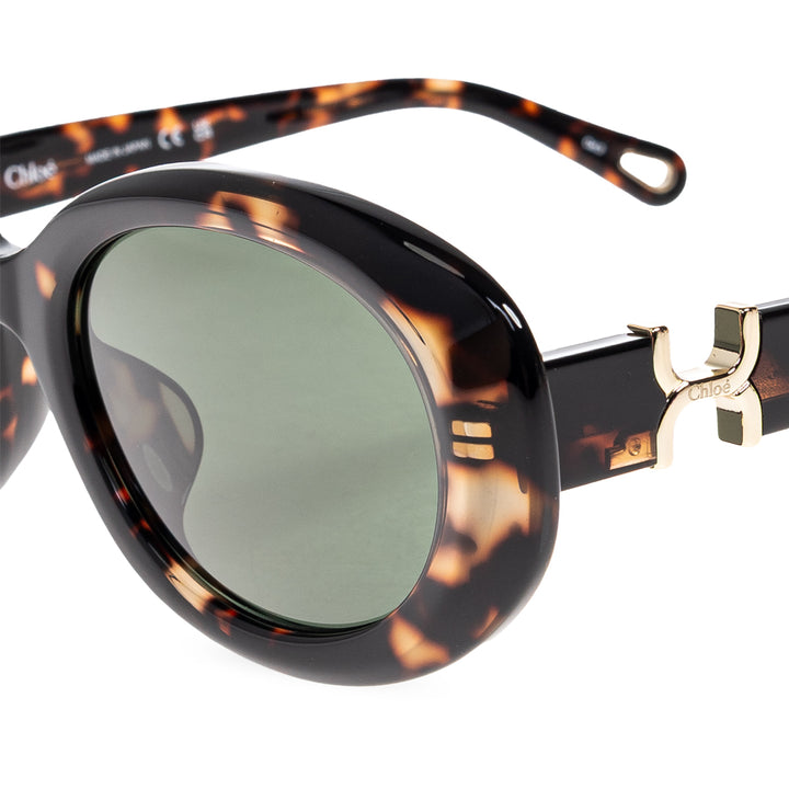 Marcie Small Oval Acetate Sunglasses