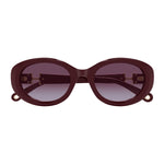 Marcie Small Oval Acetate Sunglasses