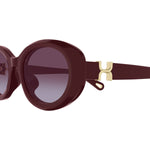 Marcie Small Oval Acetate Sunglasses