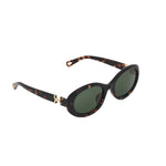 Marcie Small Oval Acetate Sunglasses