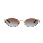 Chloe Holly Oval Metal Sunglasses