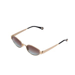 Chloe Holly Oval Metal Sunglasses