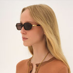 Judy Small Acetate Rectangular Sunglasses