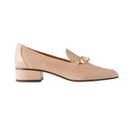 Charm 35 Block Heel Leather Loafers