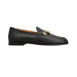 Charm Flat Leather Loafers