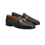 Charm Flat Leather Loafers