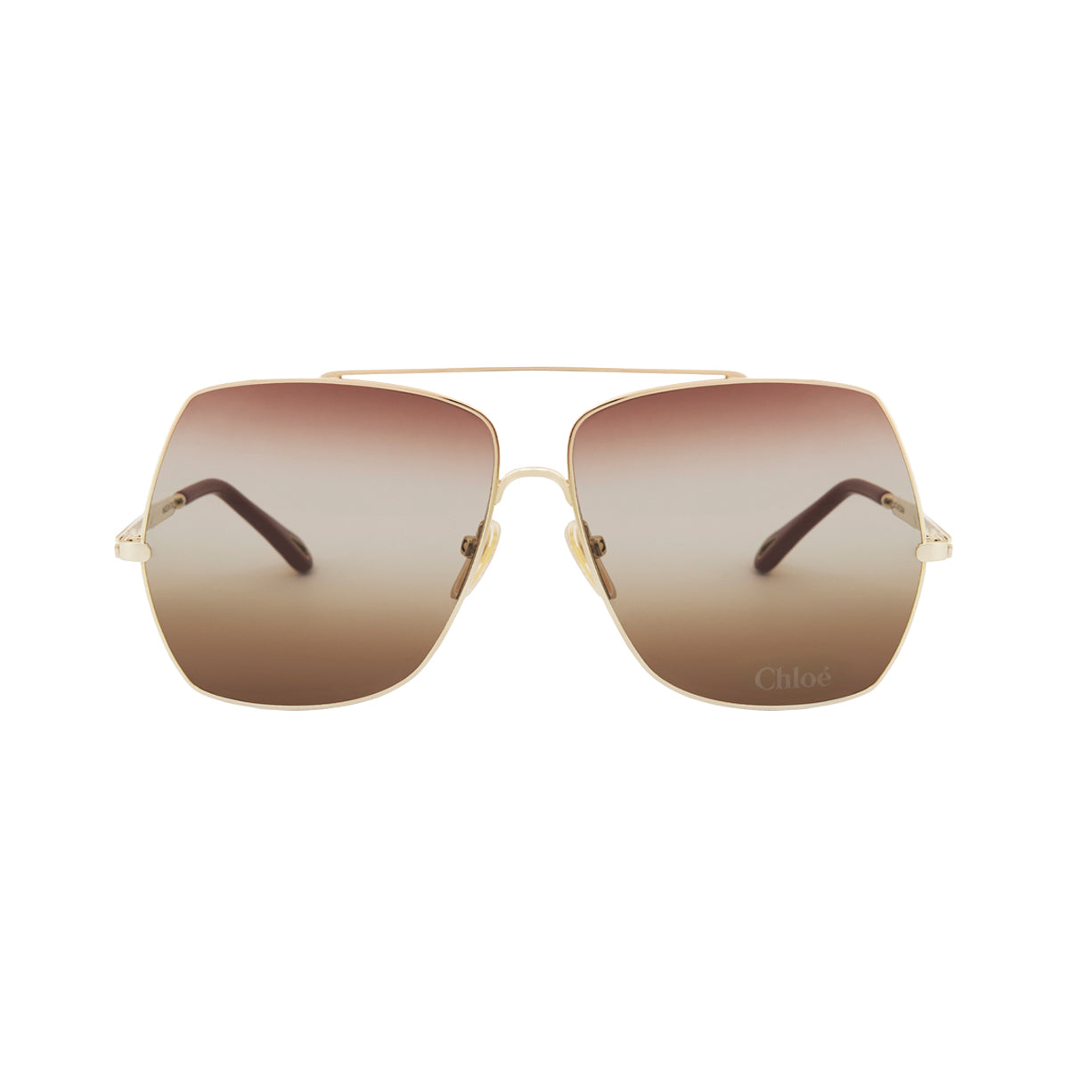 Aly Square Metal Runway Sunglasses