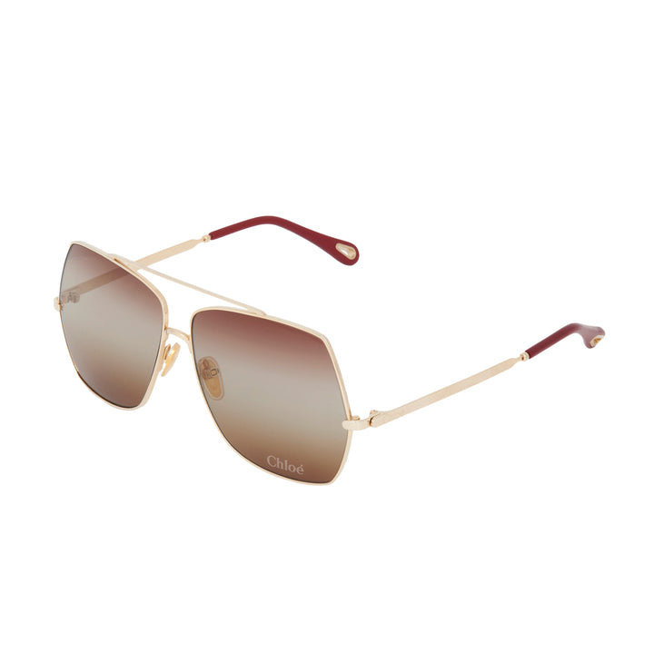 Aly Square Metal Runway Sunglasses