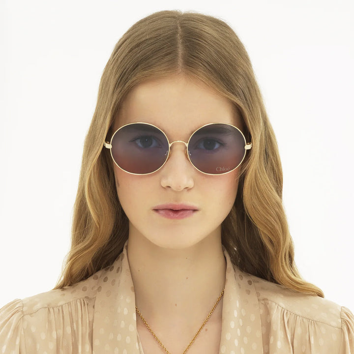 Aly Round Metal Sunglasses