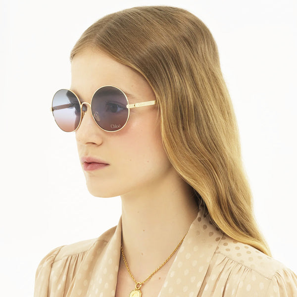 Aly Round Metal Sunglasses